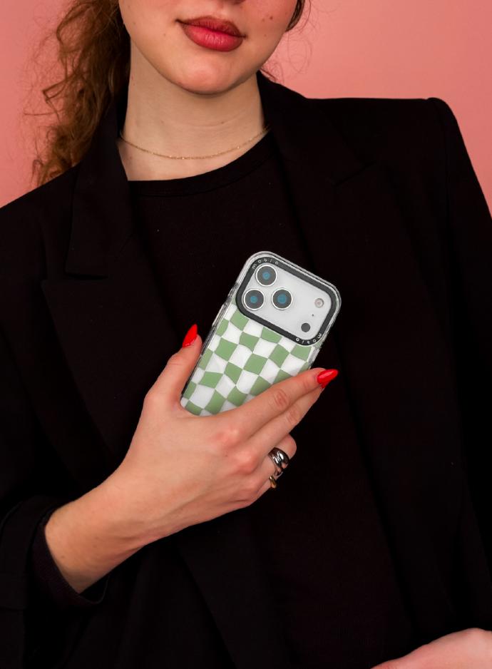 Maska Pattern Green Checker