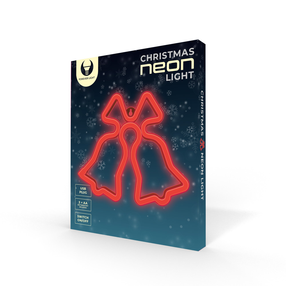 LED neonsko svjetlo Christmas Bells
