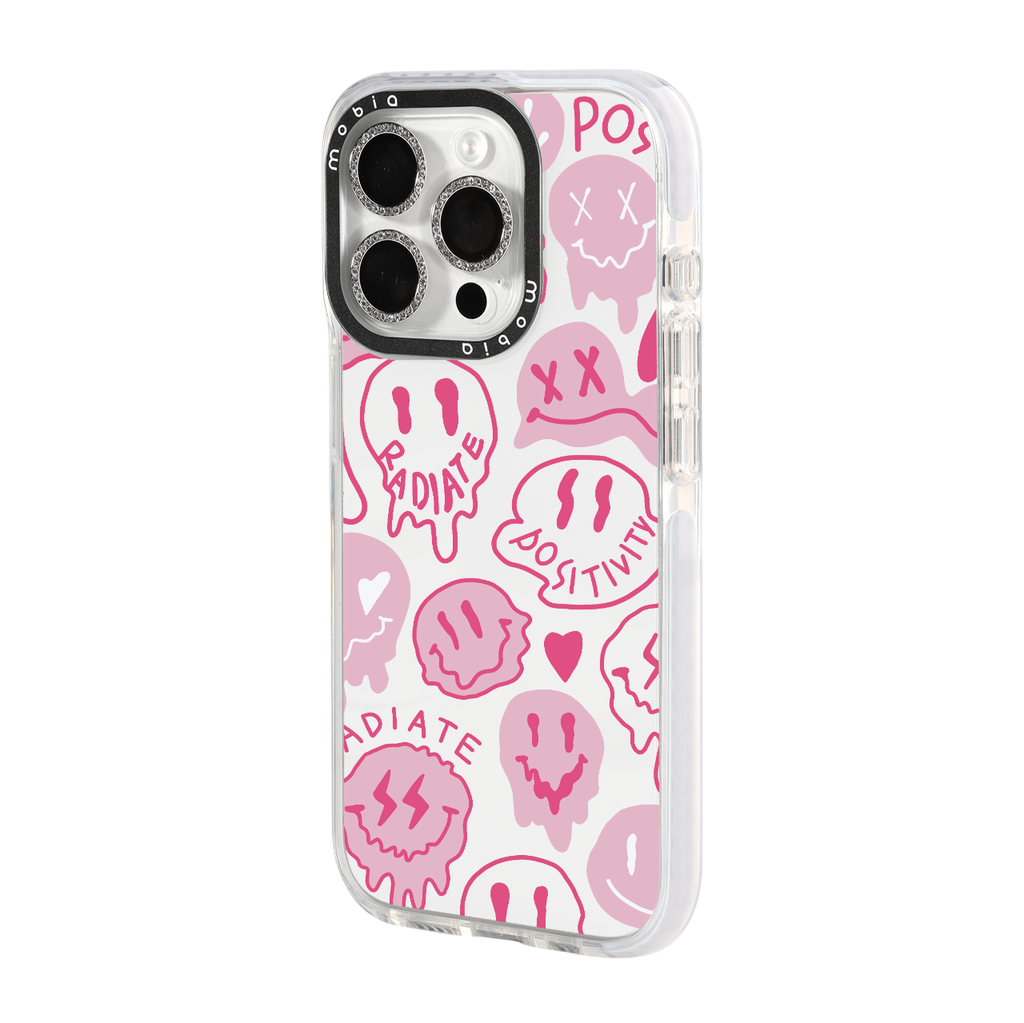 Maska Pattern Pink Smiley