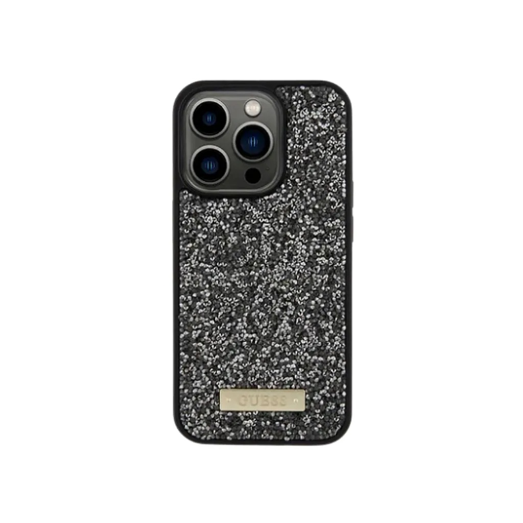 Guess_maska_Metal_Logo_Strass_Crossbody_(kopija)_(iPhone_15_Plus,_crno)_1.webp