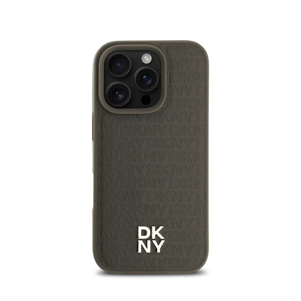 DKNY maska MagSafe Repeat Pattern Stack Logo