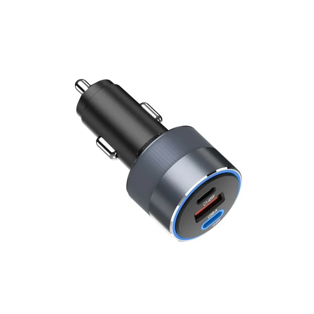 Forcell auto adapter F-Energy 2 x USB C + USB 65W