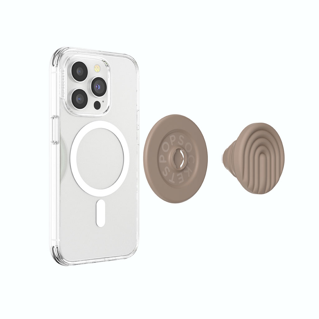 PopSockets držač za mobitel MagSafe Round PopOut Latte Curves