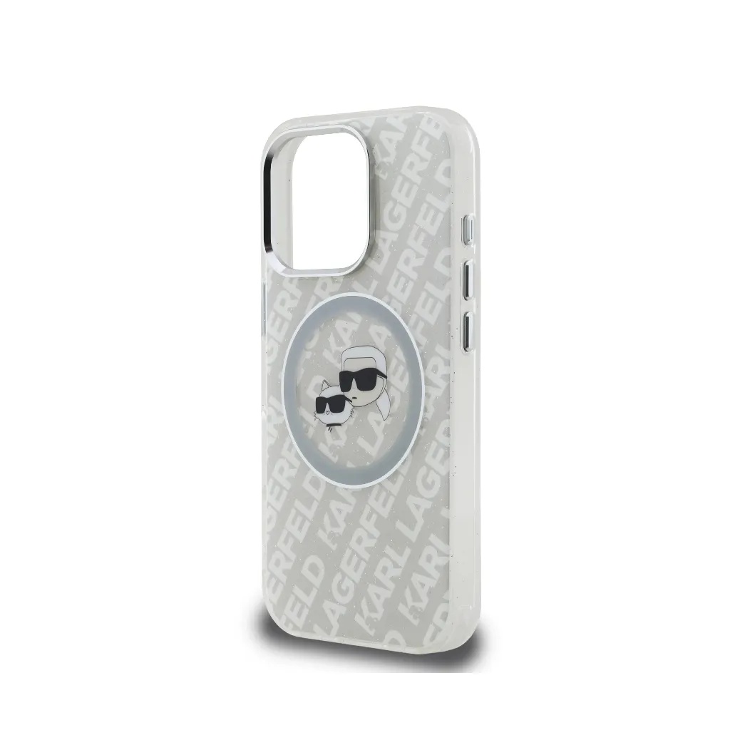 Karl Lagerfeld maska K&C Heads Glitter Logo MagSafe
