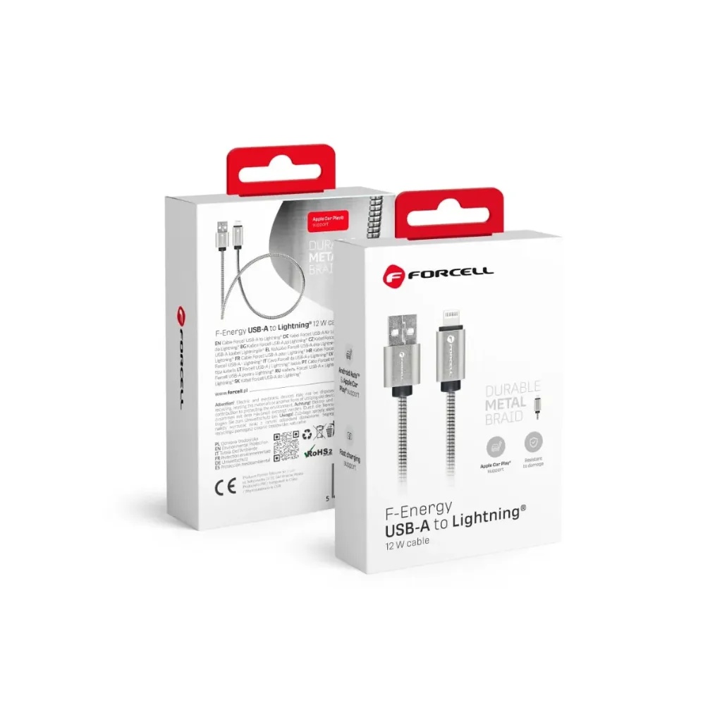 Forcell kabel Carbon C236 USB - Lightning