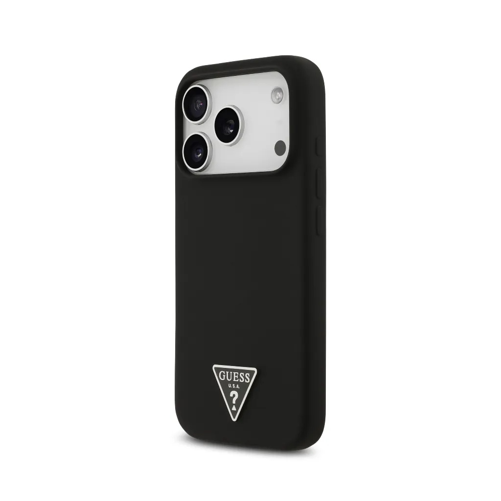 Guess maska MagSafe Triangle Metal Logo Liquid