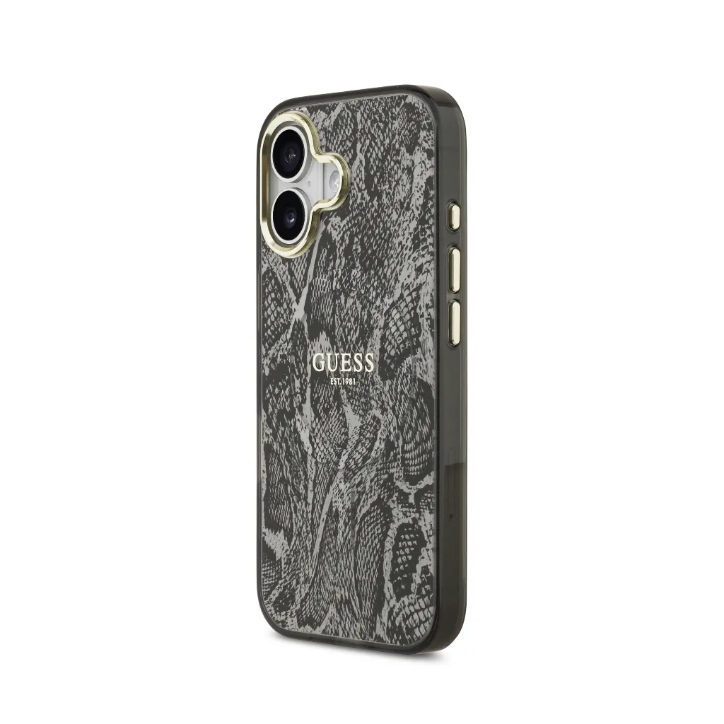 Guess maska MagSafe Python Pattern Camera Frame