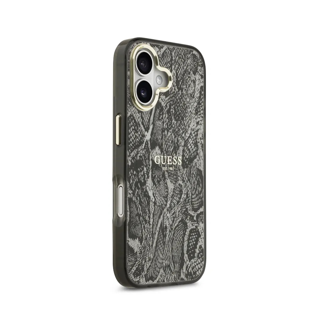Guess maska MagSafe Python Pattern Camera Frame