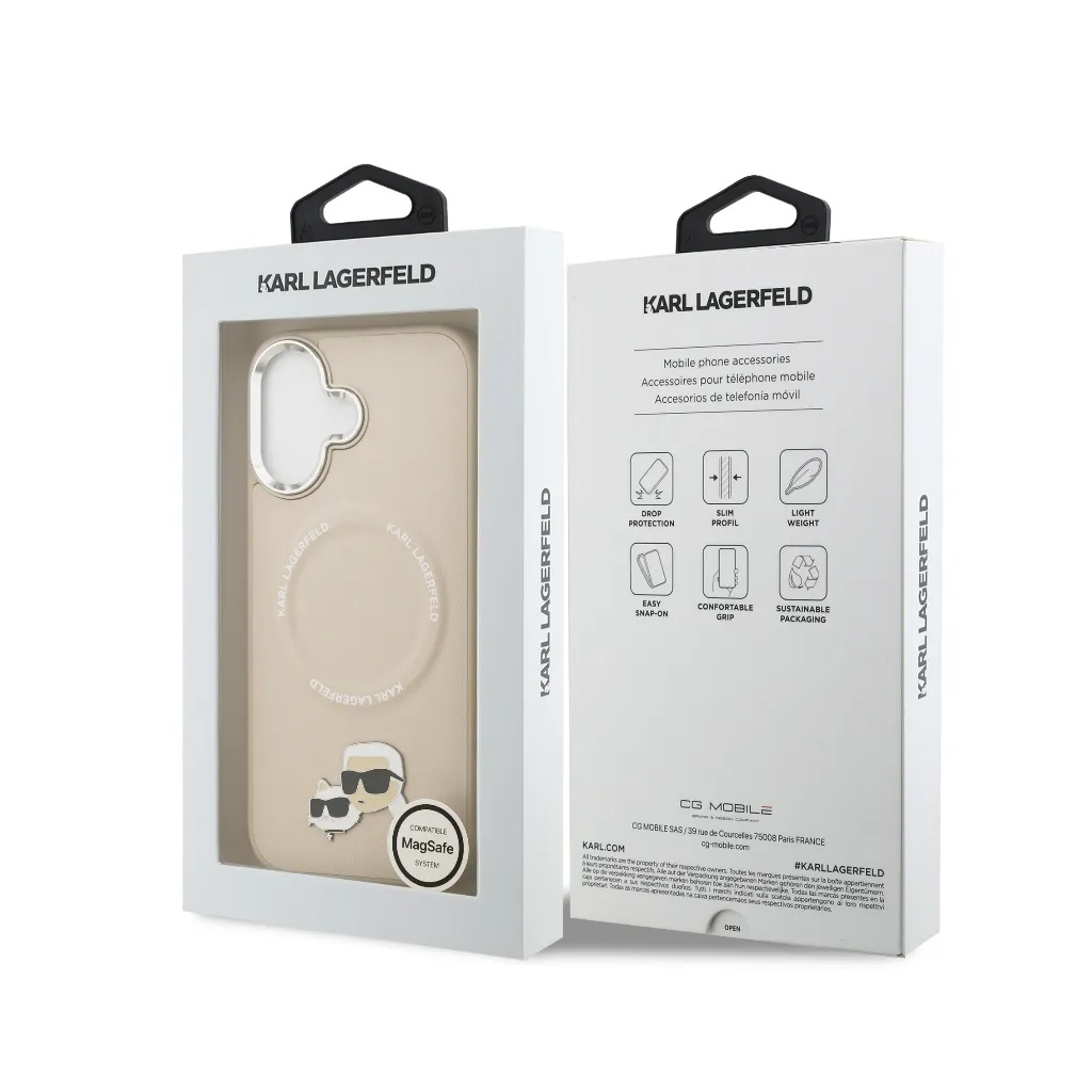 Karl Lagerfeld maska MagSafe K&C Heads Pin