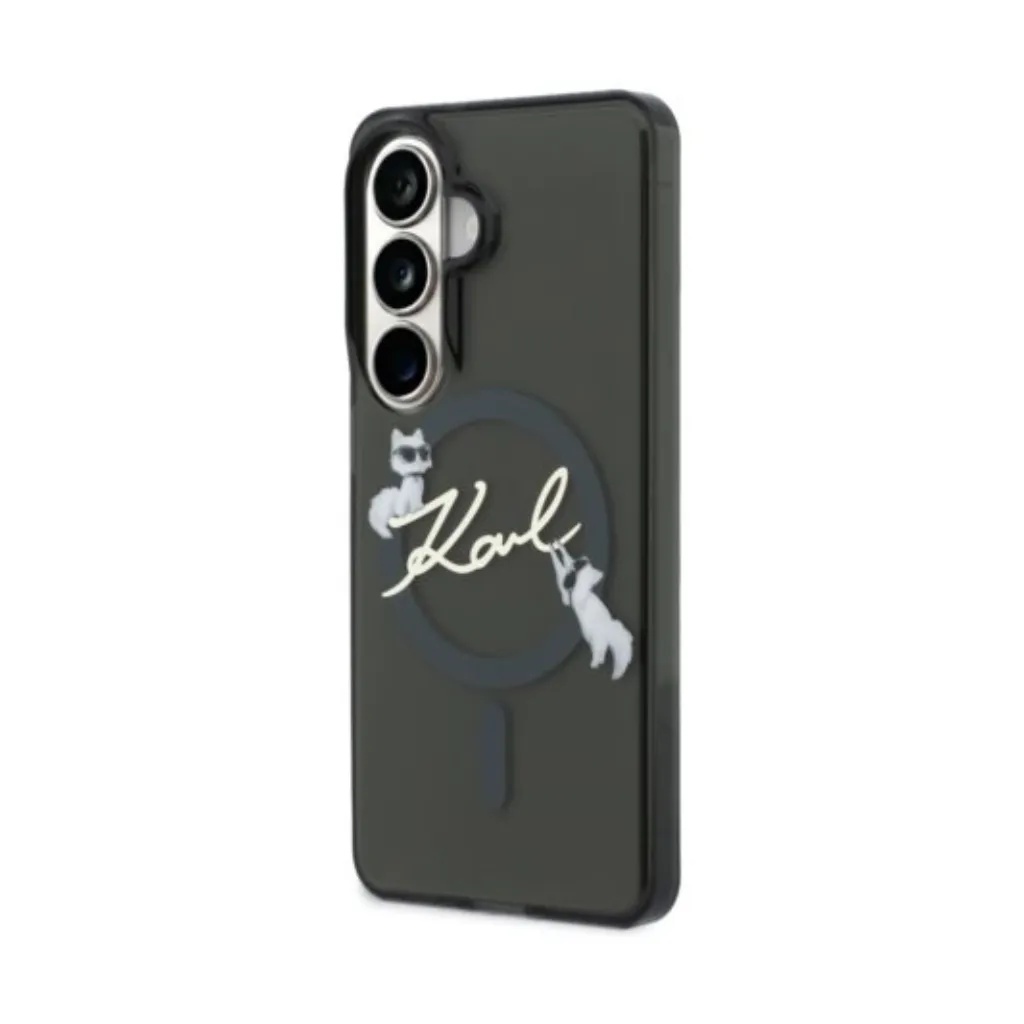 Karl Lagerfeld maska MagSafe Choupette Script Logo