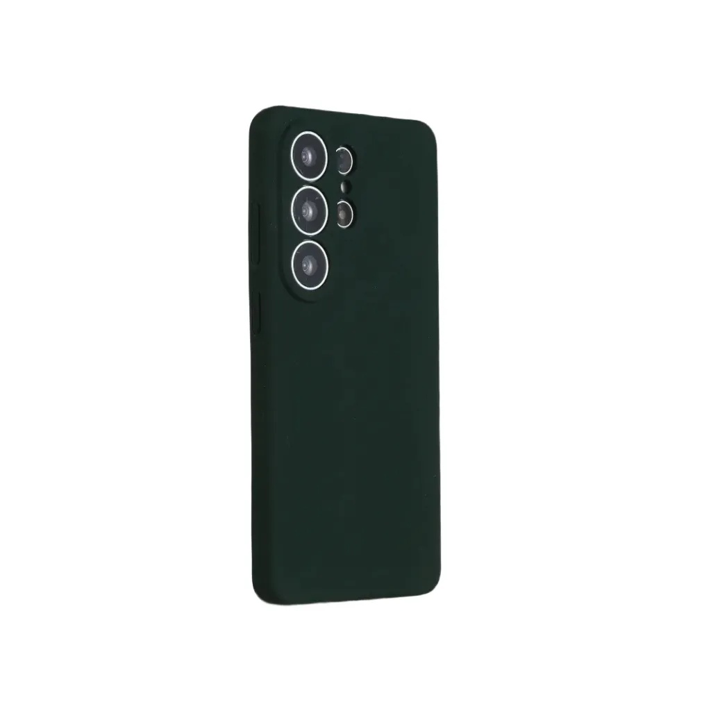 Silikonska maska Solid tamno zelena