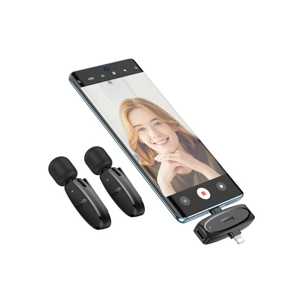 HOCO mikrofon L15 Lightning - USB C 2pcs