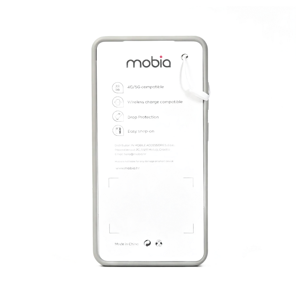 Silikonska maska MagSafe Solid siva