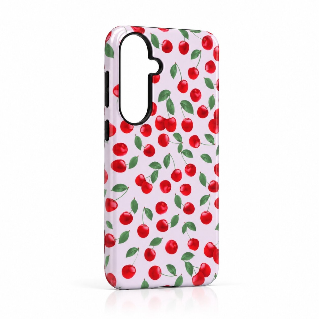 Maska MagSafe Cherries on Pink