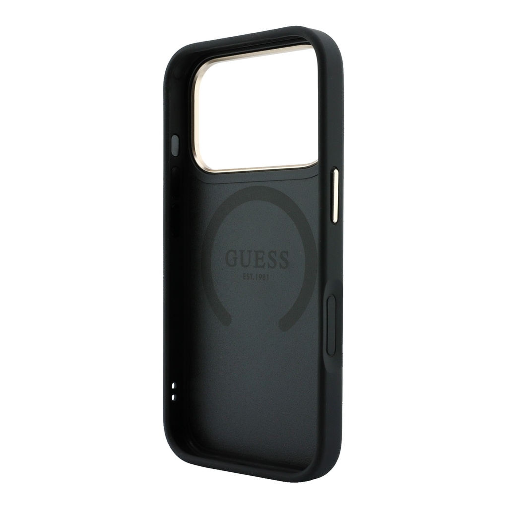 Guess maska MagSafe 4G Stripe Round Logo