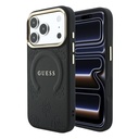 Guess maska MagSafe Hot Stamp Peony Pattern Embossed Ring
