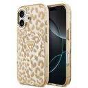 Guess maska MagSafe Leopard Glitter Triangle Logo