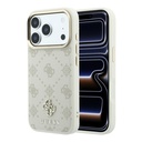 Guess maska MagSafe 4G-Peony Pattern Metal 4G Logo