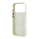 Guess maska MagSafe 4G-Peony Pattern Metal 4G Logo