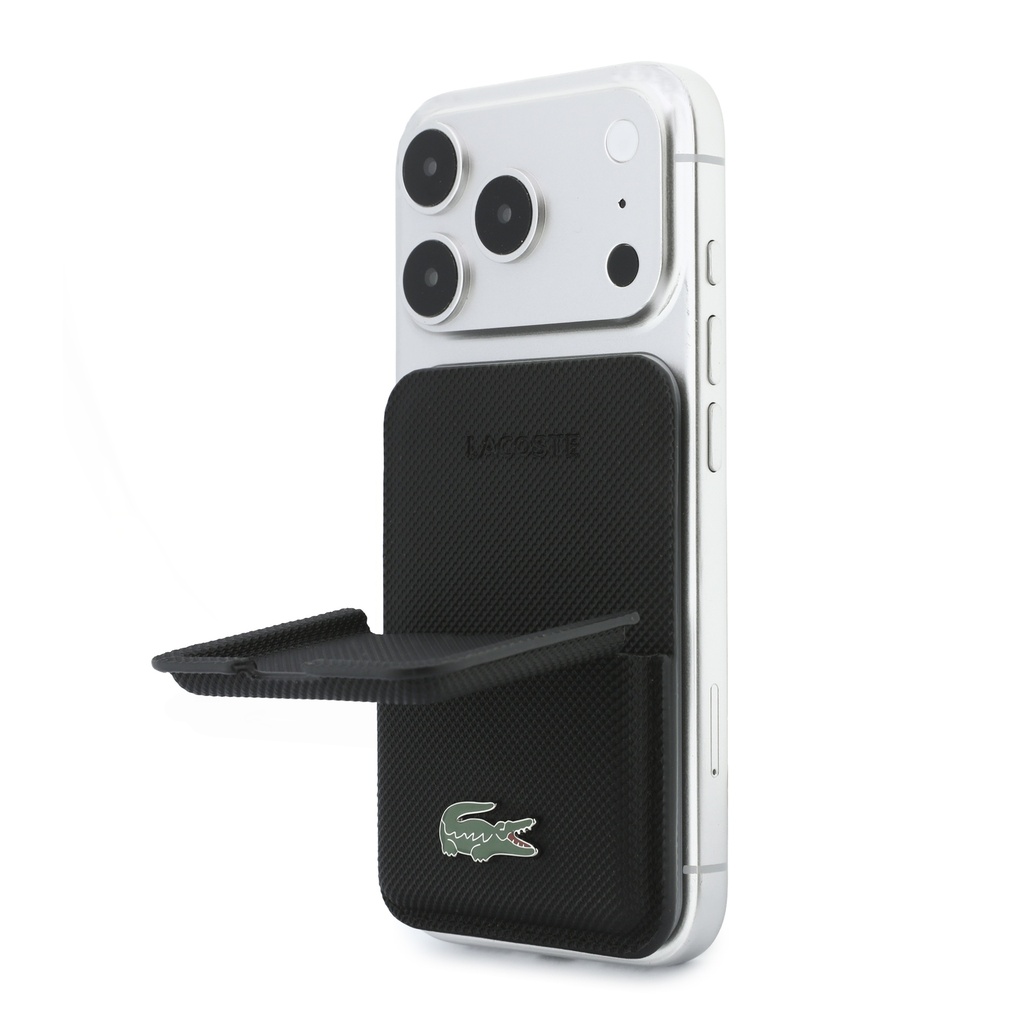 Lacoste držač kartica MagSafe Iconic Lacquer Logo Stand Function