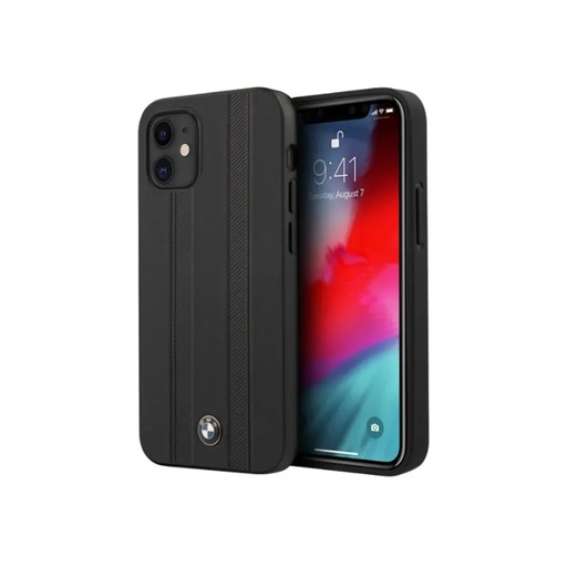 BMW maska Embossed Tire Marks (iPhone 12 Mini, crno)