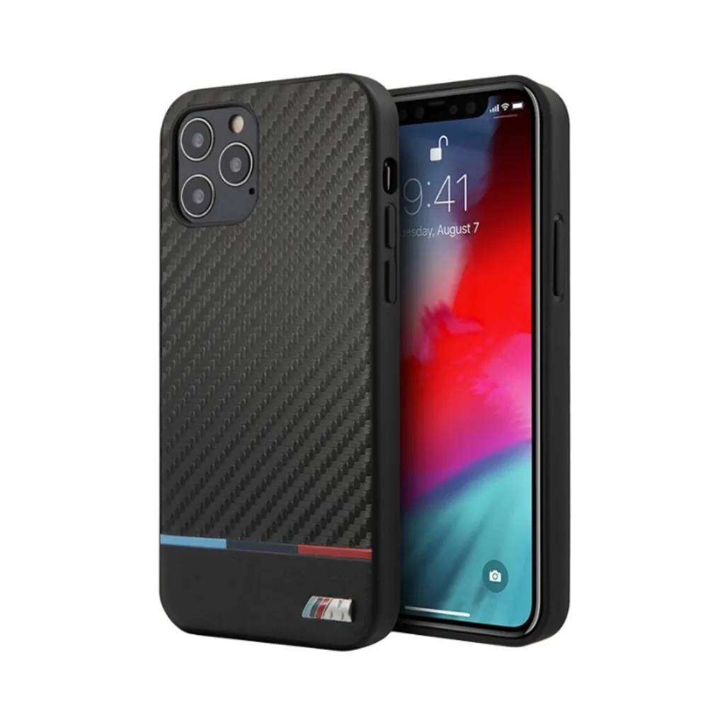 BMW Phone Case Carbon Tricolour Line
