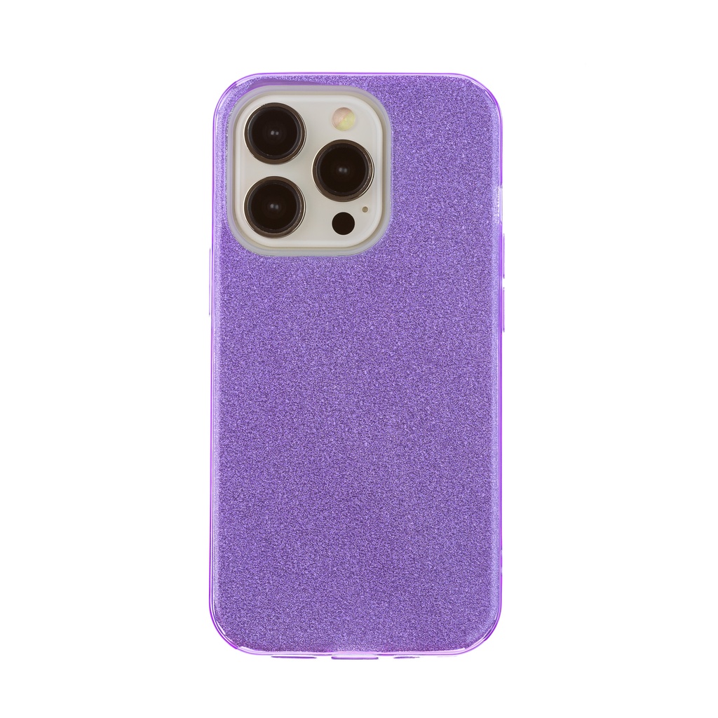 Phone Case 3in1 Glitter Dark Purple