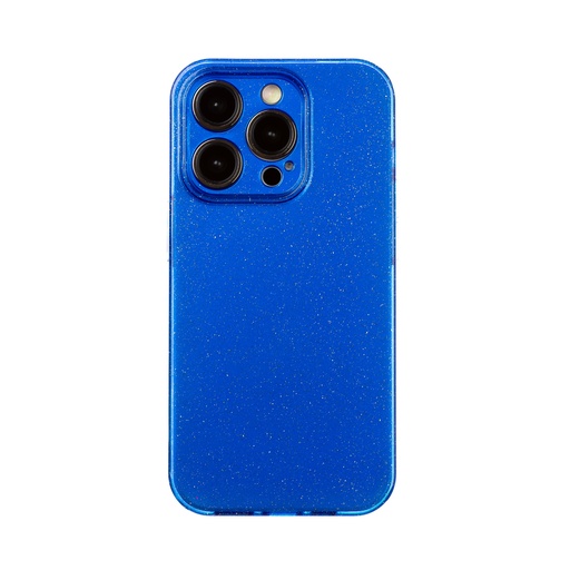 Silicone Case Shine (iPhone 14 Pro Max, dark blue)