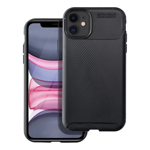 Silicone Case Carbon Premium (iPhone 11, black)