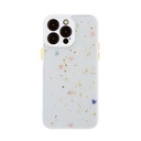 Maska Golden Particles Confetti Hearts