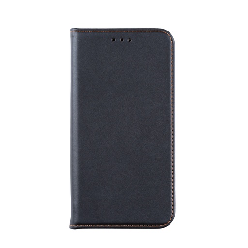 Preklopna maska Leather Pro (iPhone 13 Pro, crno)