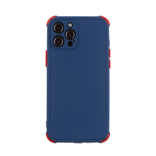 Silicone Case Contrast Corner (iPhone 12 Pro Max, dark blue)