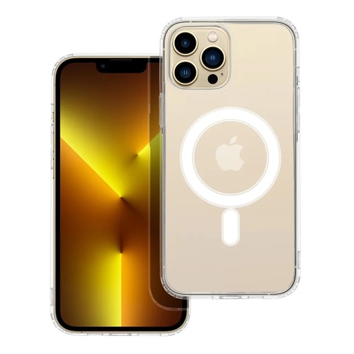 Silikonska maska MagSafe Transparent (iPhone 13 Pro Max, prozirno)
