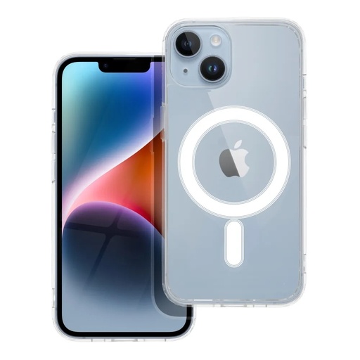 Silikonska maska MagSafe Transparent (iPhone 14, prozirno)