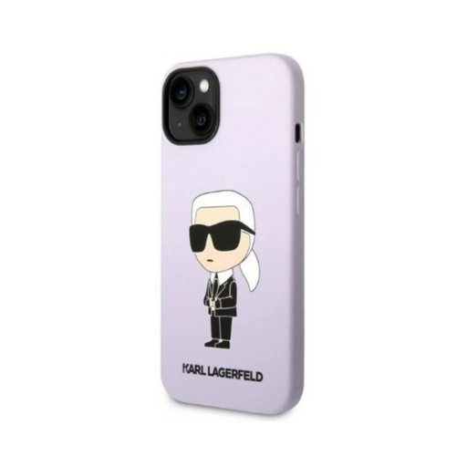 Karl Lagerfeld Phone Case Ikonik Liquid NFT (iPhone 14 Plus, purple)