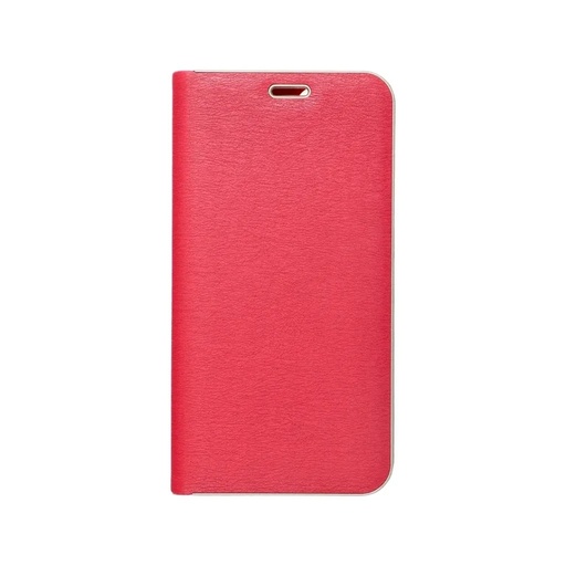 Bookcase Flip Silver (Samsung S21+, red)