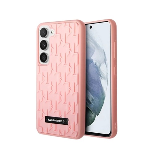 Karl Lagerfeld maska 3D Rubber Monogram (Samsung S23, ružičasto)