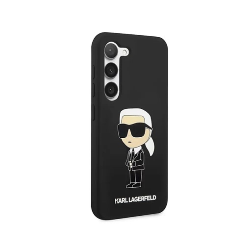 Karl Lagerfeld Phone Case Ikonik Liquid NFT (Samsung S23, black)