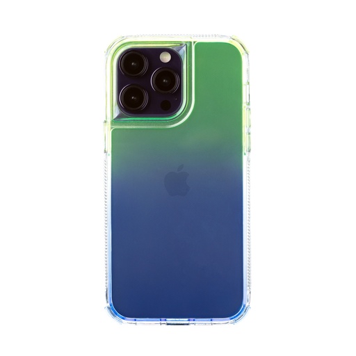Phone Case Bumper Gradient (iPhone 14, blue/green)