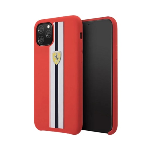 Ferrari maska Vertical Stripes (iPhone 11 Pro Max, crveno)