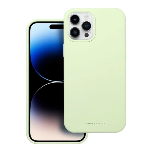 Silicone Case Roar Cloud (iPhone 15 Pro Max, green)