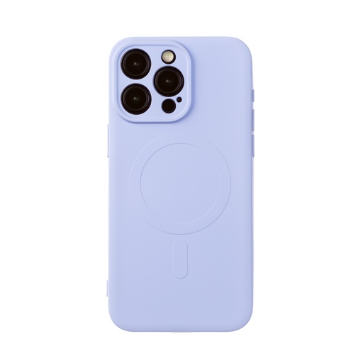 Silicone Case MagSafe Monochrome (iPhone 15 Plus, light purple)