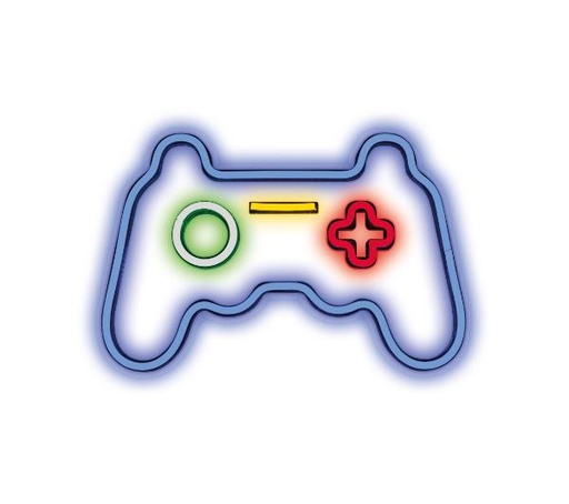 Neon LED Light Plexi PS Gamepad