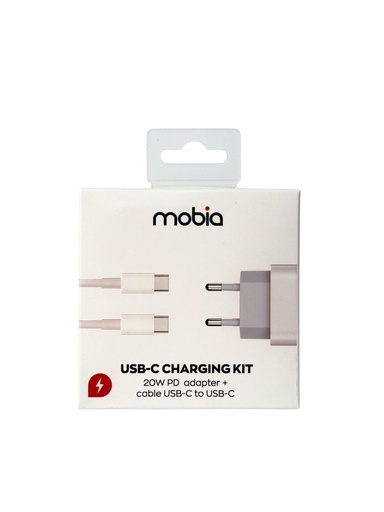 Mobia Phone Charger MCH-03 USB C (white, 1 m)