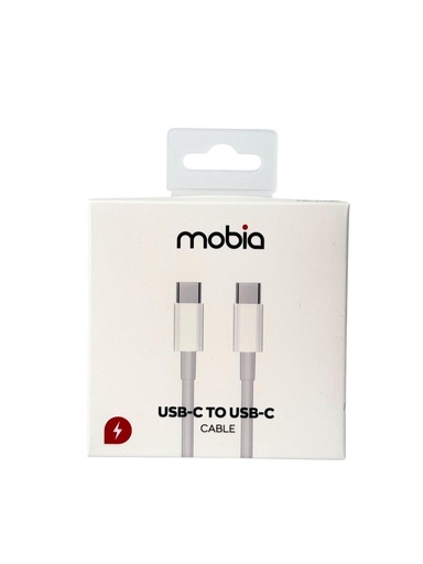 Mobia Cable Cord MCCB-01 USB C (white, 1 m)