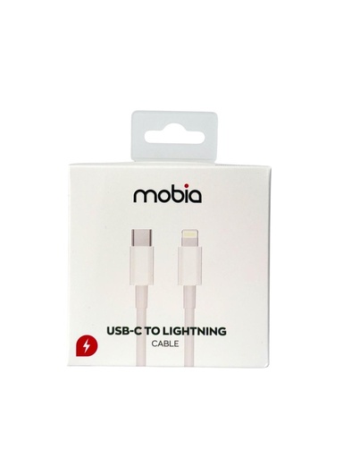 Mobia Cable Cord MCCB-01 Lightning (white, 1 m)