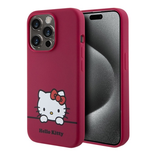 Hello Kitty Phone Case Daydreaming Logo Liquid (iPhone 15 Plus, red)