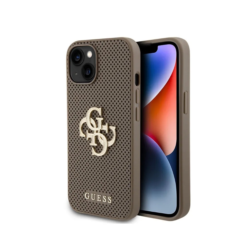 Guess maska Perforated 4G Glitter Logo