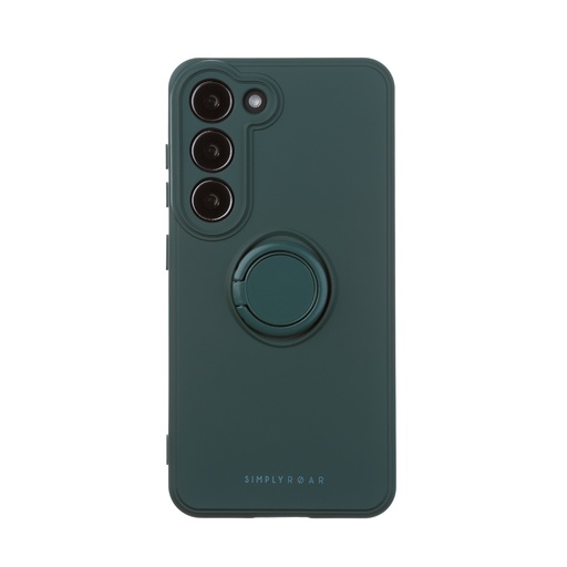 Silicone Case Monochrome Ring (Samsung A54, dark green)