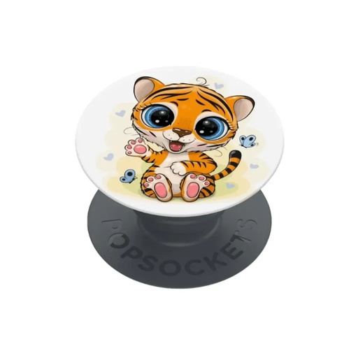 PopSockets Phone Holder Happy Cat (white)